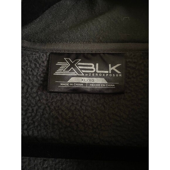 Zeroxposur ZXBLK Knit Fleece Navy Blue and Dark Gray Jacket Men’s Size XL - Picture 2 of 11